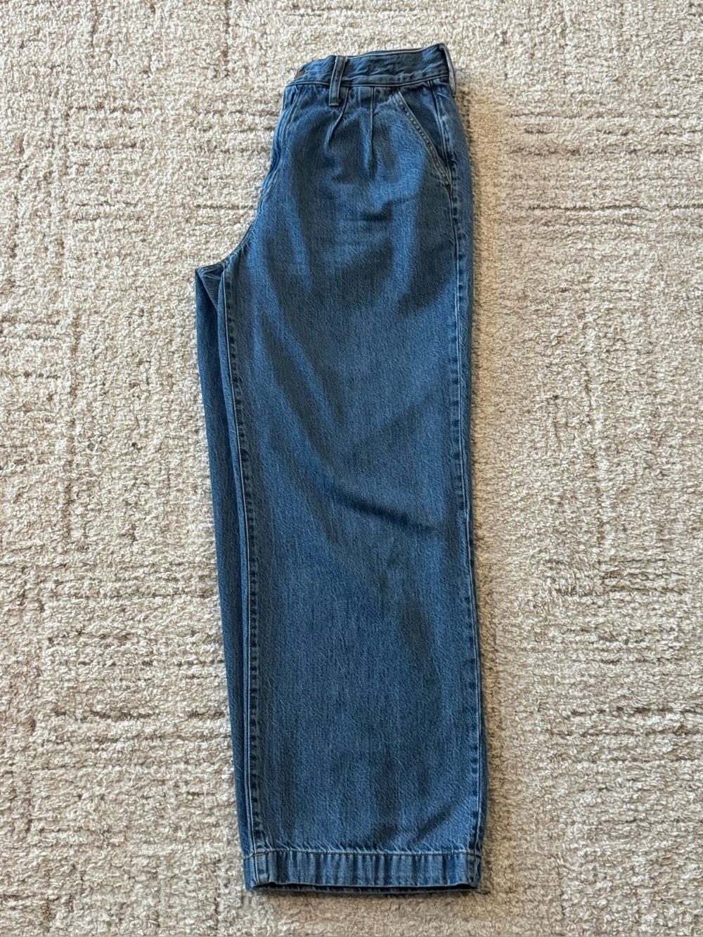 Madewell pleated jeans